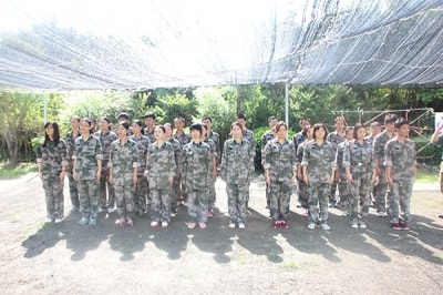 海藍機電2014年9月---大鵬東部基地戶外拓展活動(三菱PLC特級代理)