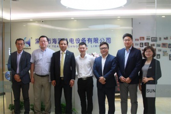 熱烈歡迎三菱電機自動化蒞臨海藍機電參觀指導工作！