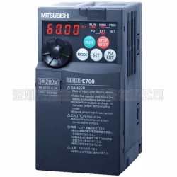 三菱變頻器FR-E720-0.1K日本原裝,電源三相220V,